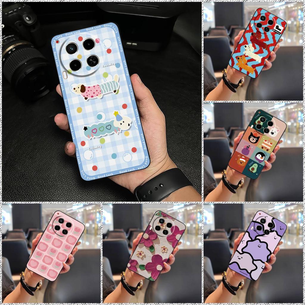 Shockproof Full wrap Phone Case For Tecno Camon30/4G/5G/CL6/CL7 Animals Cute Back Cover Durable Anti-dust Silicone TPU