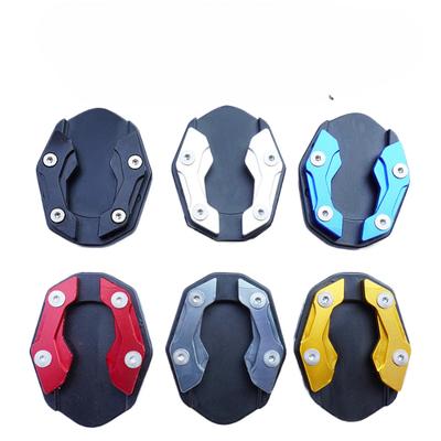 Motorcycle Modification Aluminum Alloy Side Support Foot Support To Increase The Base Tripod Wider Non-slip Pads