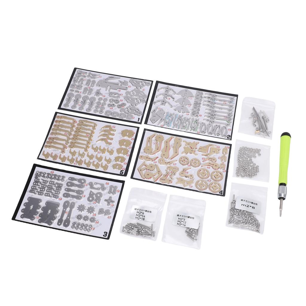 3D Metal Puzzles Kit To Build STEM Educational Toy   Mechanical Puzzle Building Blocks for Kids Adults