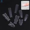 60Pcs Sandwich Nails Forms Nail Mold for Quick Nails Extension Plastic Nail Form Tools for Beginners Professionals Women