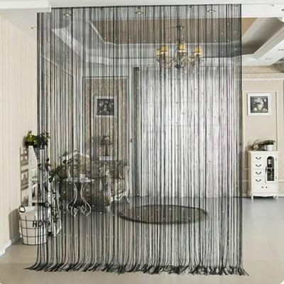 Room Divider Door Curtain Shiny Tassel Window Curtain Crystal Beads String Curtain  Home Decor