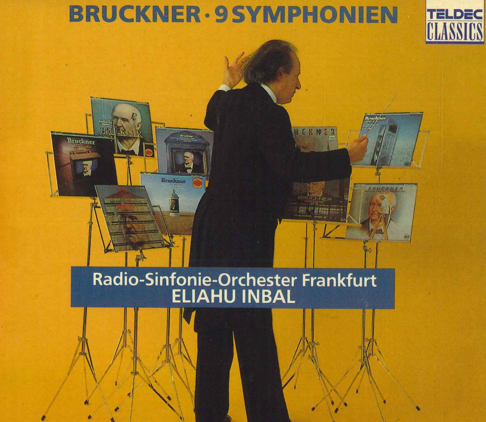 

CD ELIAHU INBAL, RADIO SINFONIE ORCHES - Bruckner 9symphonien 00P2303544PROMO TELDEC 1989 Japan Obi Classical Used