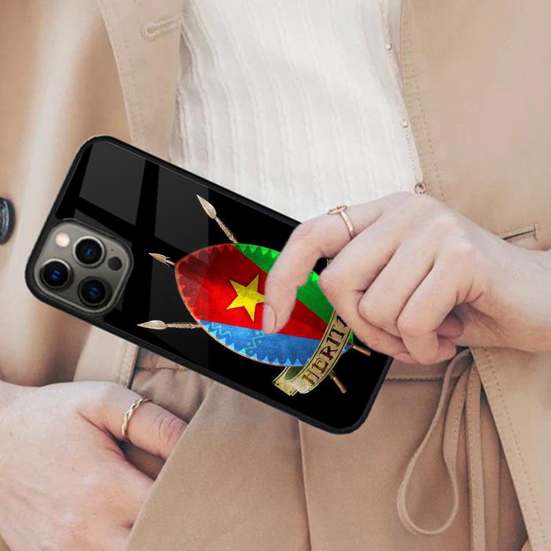Eritrea Flag Magnetic Phone Case For APPLE iPhone 17 Air 16 14 13 12 Pro Max 15 Plus Wireless Charge With MagSafe Cover