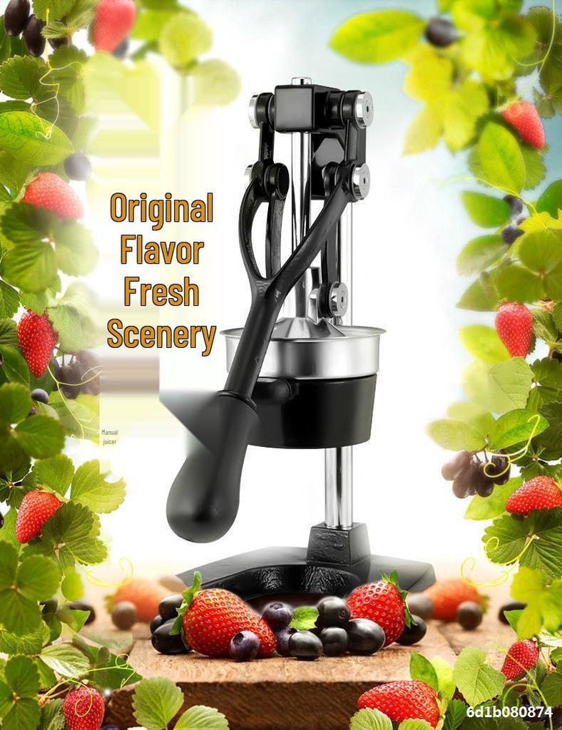 Cast Iron Manual Juicer for Home or Commercial Use – Orange, Pomegranate, Lemon, Watermelon Press