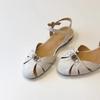 French Retro Hollowed-out One-word Sandals Women's 2025 New Fashion Versatile Skirt Camellia Roman Sandals