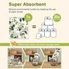 6PCS Flowers Print Swedish Dishcloths Eco-Friendly Kitchen Rags Absorbent Dish Towels Reusable Washable Cleaning Cloth