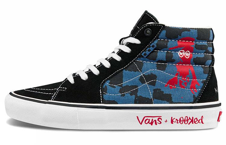 Sk8 Krooked x Sk8 Skate Vans-Hi Natas For Ray Barbee VN0A5FCCAPG 36