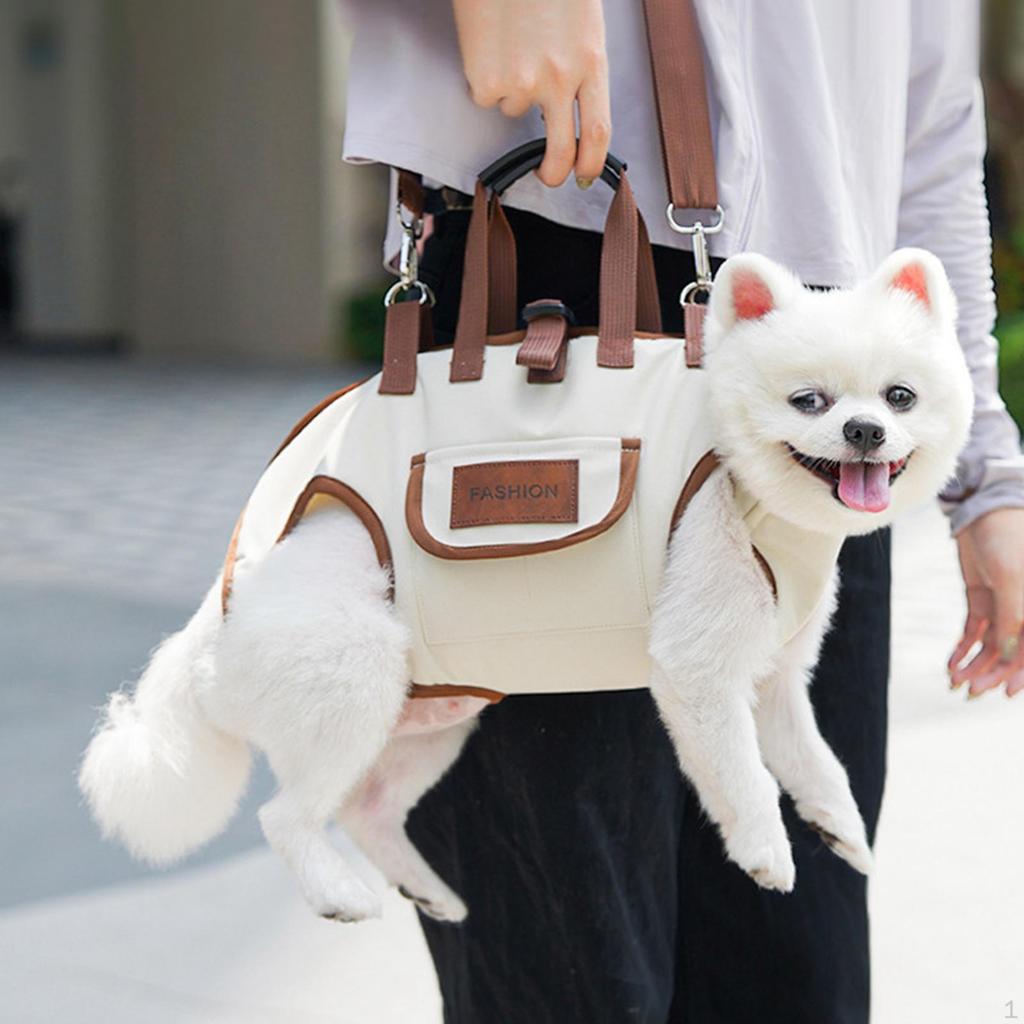 Dog Carrier Comfortable Practical Oxford Cloth Breathable Portable Travel Lift Harness