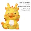 New Year Dragon Shaking Head Figurine - Cute Cartoon Dragon Desktop Decor