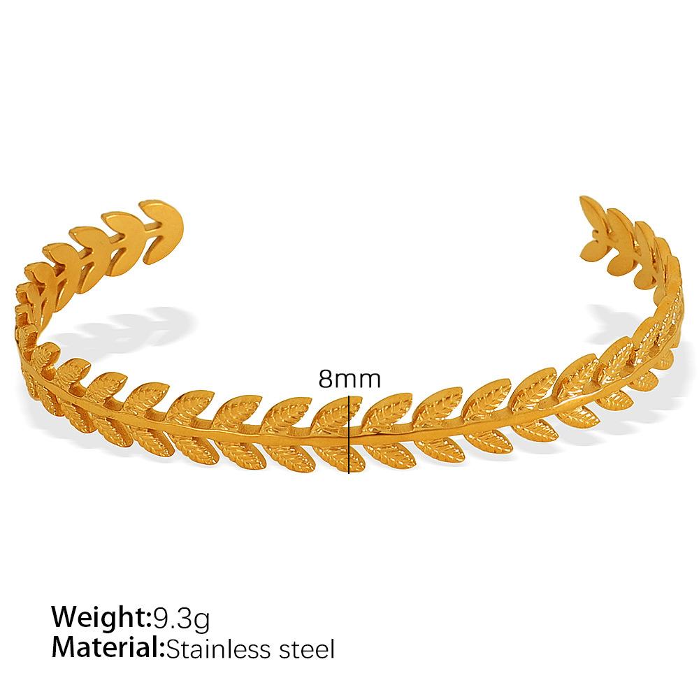 Vintage Cuban Chain Bracelet Stacked Design Sense Exaggerated C-Shaped Bracelet Women Hollow Fashion