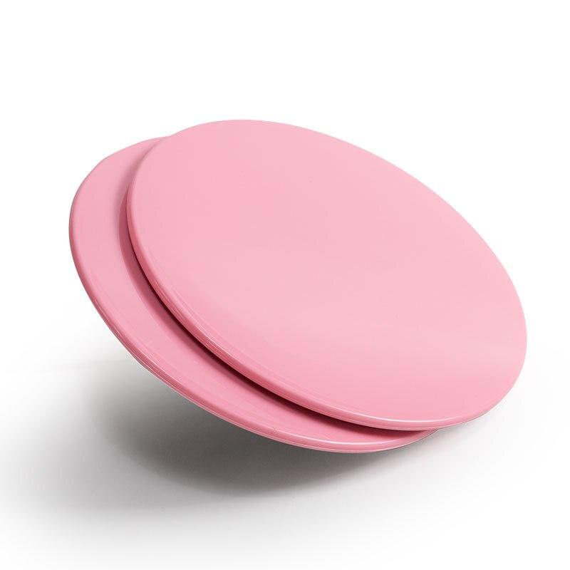 Йога Скользящая пластина Ключевое упражнение пилатеса для тела Бытовая тренировка мышц живота Нога на скользящей пластине Тренировка по поднятию бедер на жилете розовый