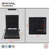 Cast Iron 2-Slice Square Waffle Maker - Commercial & Home Breakfast Machine, Model NP499
