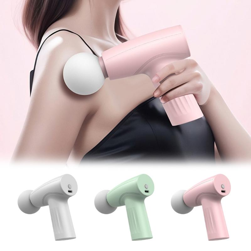 Portable Small Massage Tool for Tissue Massager USB Rechargeable Muscle Relief with Long Battery Life