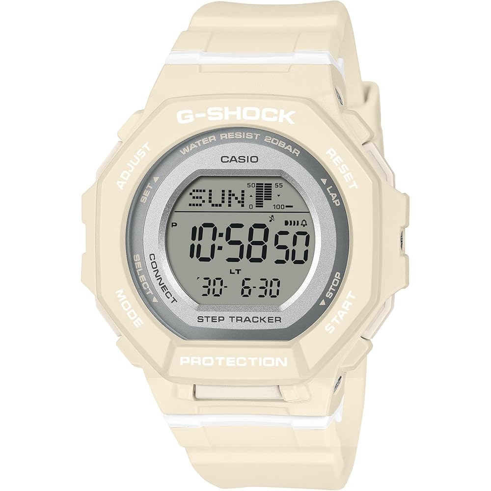 Casio G-Shock GMD-B300-7JF Bluetooth Women s Watch White Eco-Friendly Material