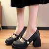 Women's Retro Mary Jane High Heels - 2025 Spring Collection