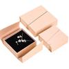 Travel Friendly Jewelry Organiser with Double Flip Lid Magnetic Closure Earring Necklace Rings Storage Case
