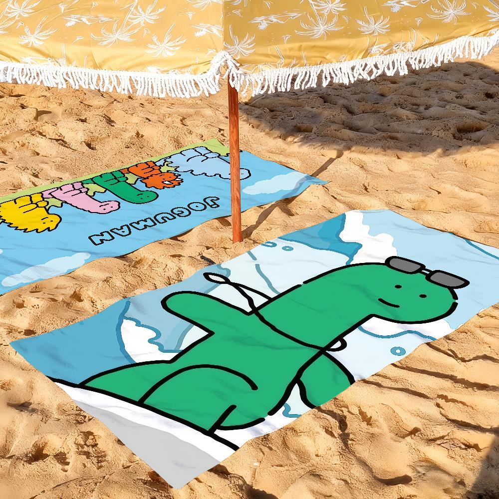 Cartoon J-Joguman Studio Cute Towel Quick Drying Beach Towels Are Suitable For Swimming Pools Camping Yoga And The Gym