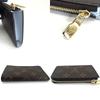 Used LOUIS VUITTONCoin case blue Monogram canvas Women