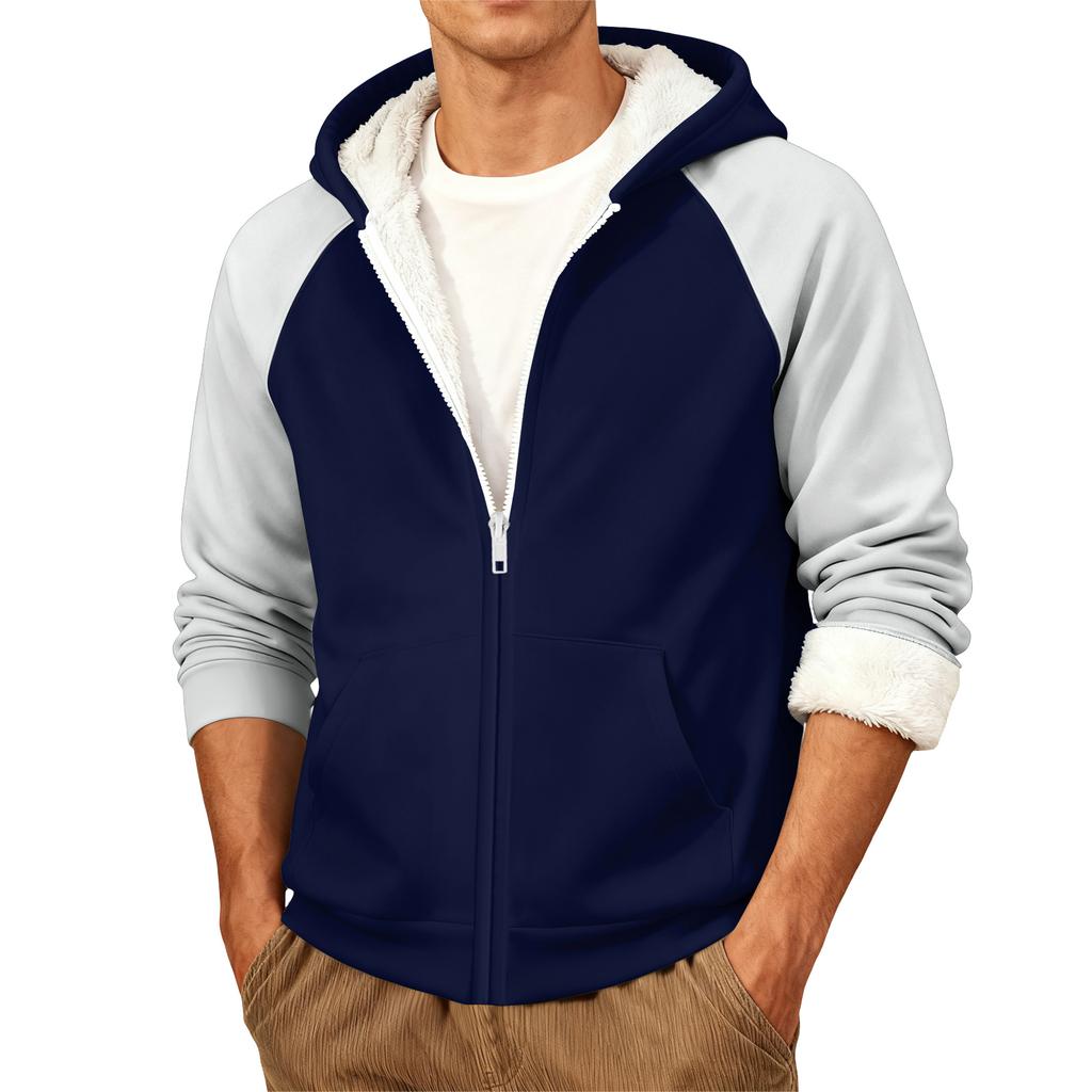 Ανδρικό Καθημερινό Ζεστό Μπουφάν με Κουκούλα