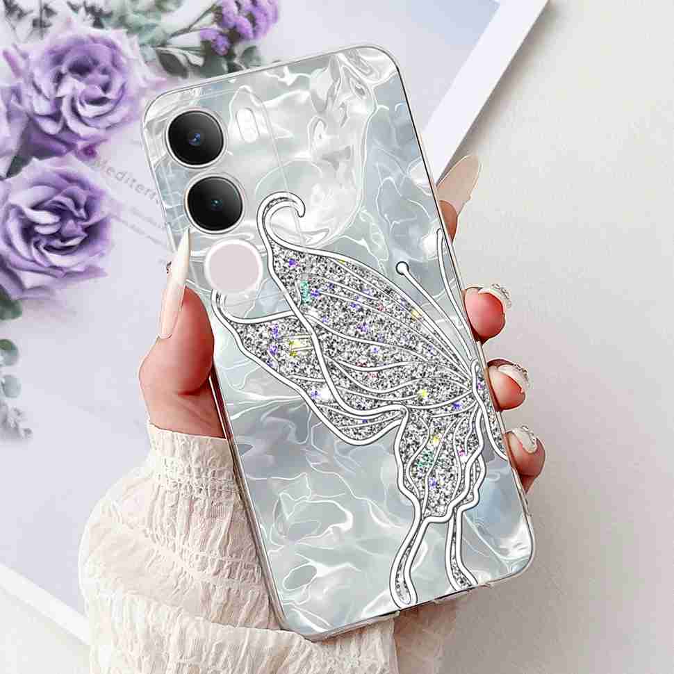 For Vivo Y19s V2419 Case Luxury Painted Cover Soft Silicone Casing For Vivo Y 19s Y19s Y 29 Y29 5G Back Cover Bumper