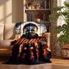 Michael Myers Custom Flannel Blankets Soft Warm Cozy Throws for Home Decor Holiday Gifts