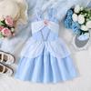 Estate 2025 Gonna Casual per Bambina Costume da Principessa Vestito per Bambine Moana Cosplay da Principessa Abbigliamento Costume di Carnevale per Bambine Esterno