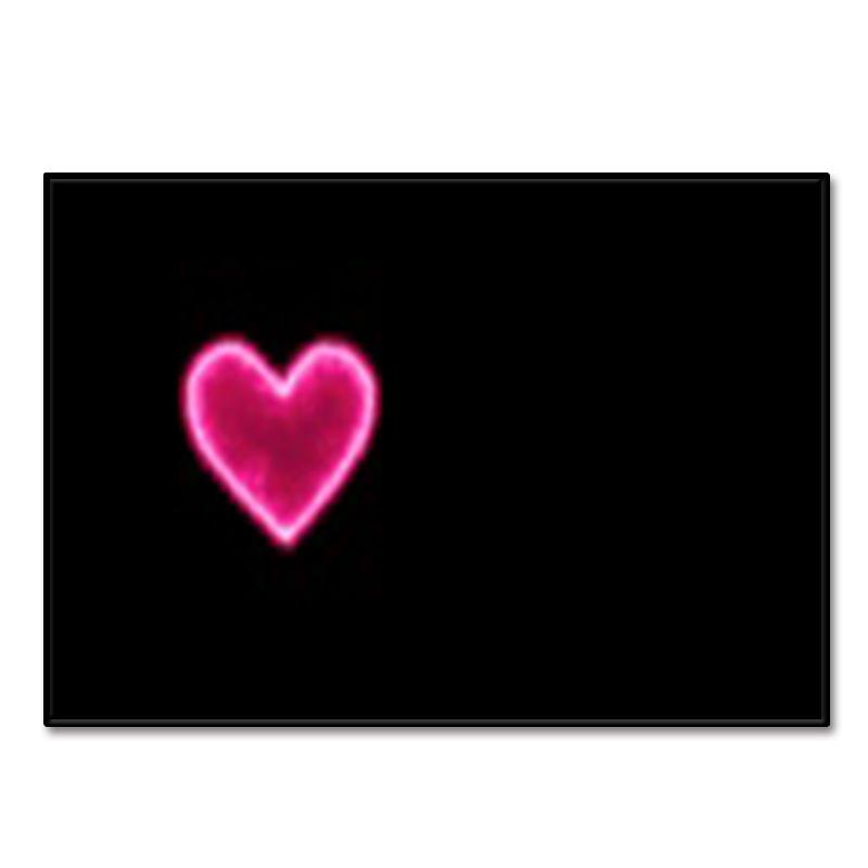 Heart-Shaped Valentine'S Day Series Living Room Foyer Kitchen Floor Mat Pattern Support