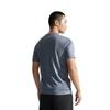 Calvin Klein Moisture Wicking Quick Dry All Over Print Casual Letter Comfortable Crew Neck Short Sleeve T-Shirt Men Tops Evening-Wave-Blue 4MS4K191