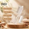 Scalp Applicator Comb 1/2Pcs Hair Oil Comb, Transparent Essence Dispenser Tool, Massage for Men Women Care Tool
