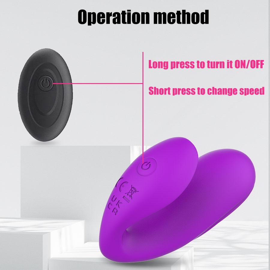 Nositelný vibrátor pro ženy s dálkovým ovládáním Dual Motor Mute Neviditelné kalhotky Vibrační G Spot Clit Stimulating Masager 10 režimů Sexuální hračky pro dospělé