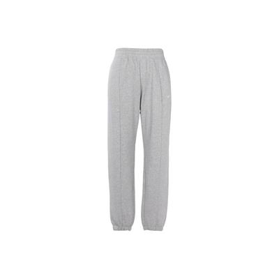 Besticktes Logo Fleecegefütterte Warme Strick-Jogginghose Damen Unterteile Grau BV4090-063