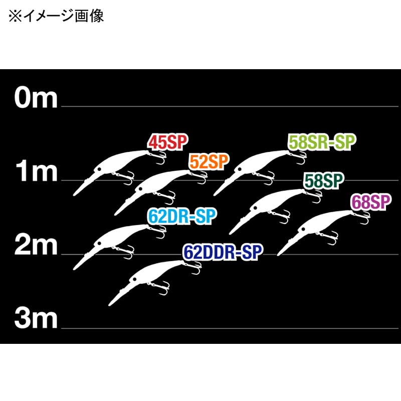JACKALL Soul Shad 45SP RT Super Moroko