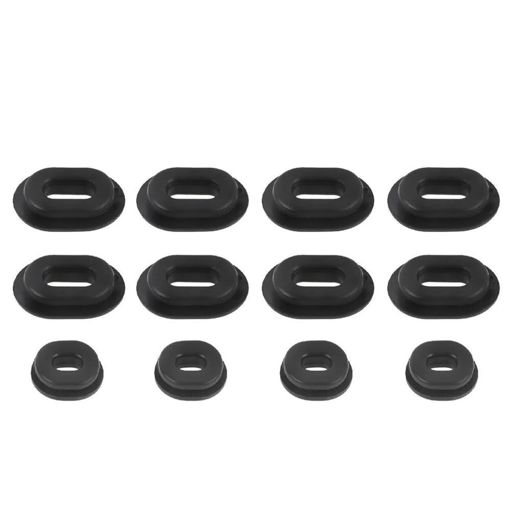12Pcs Motorcycle Grommets Body Side Cover Fairing Goldwing Bolt Rubber for Honda CT125 CB750 CG125 CB125 CB500 CB550 CL100 XL