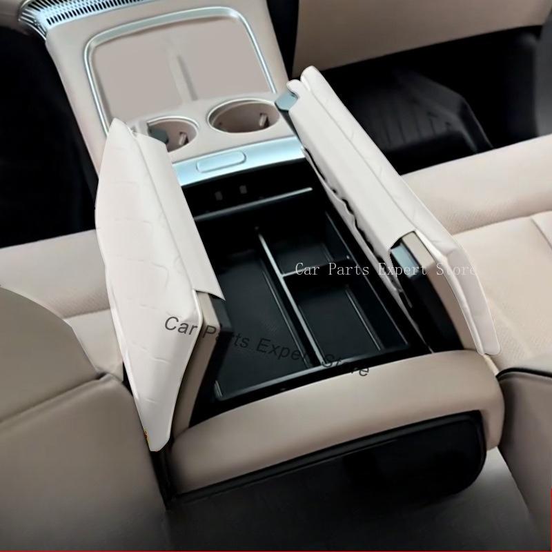For XPeng X9 Car Armrest Box Protective Cover Pad Leather Center Console Storage Heighten Mat Interior Modification Accessories