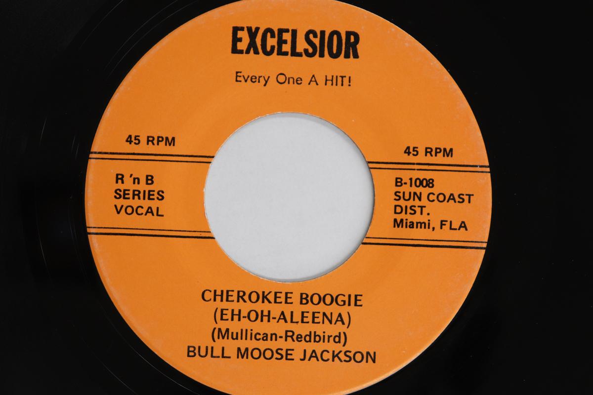 

7-дюймовая пластинка БУЛЛ МУС ДЖЕКСОН / ЧЕТЫРЕ ЖЕМЧУЖИНЫ - Cherokee Boogie / Посмотри на меня 1008 EXCELSIOR Неизвестный блюз Б/У