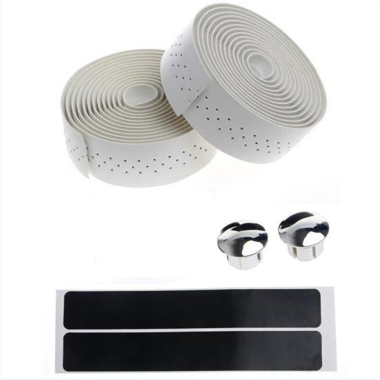 2Pcs Fixed Gear Bike Road Bicycle Handlebar Porous Straps Bands Cycling Supplies