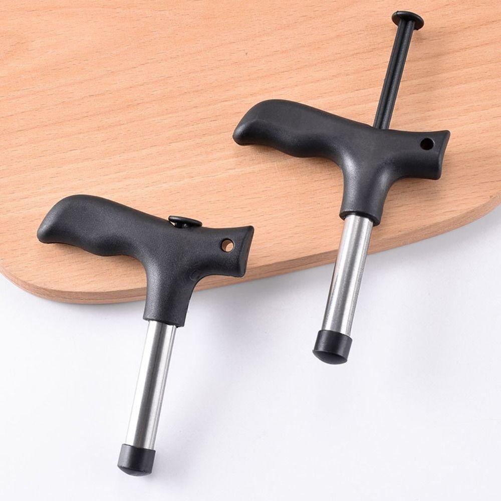 Stainless Steel Coconut Opener Plastic Handle Coconut Opening Tool Easy and Fast Cooking