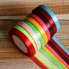 25 Yards Colorful 1cm Satin Ribbon Gift Packing Cake Box Wedding Party Festival Decorative