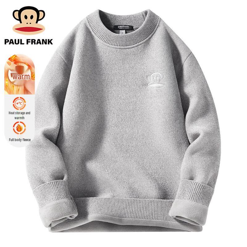 Paul Frank Men's Fleece-Lined Crew Neck Sweater