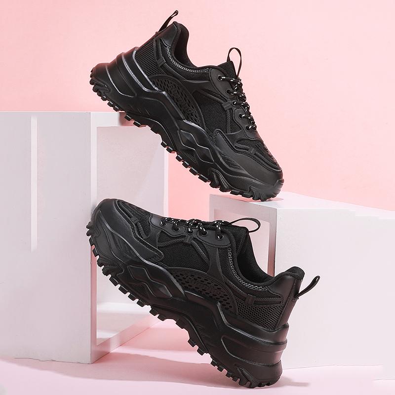 Women Shoes Breathable Casual Thick Sole Sneakers for Men Trainers Platform Shoes Couples Lightweight
