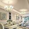 European Retro Resin Chandelier for Living Room, Restaurant, or Bedroom - Warm Atmosphere and Unique Style