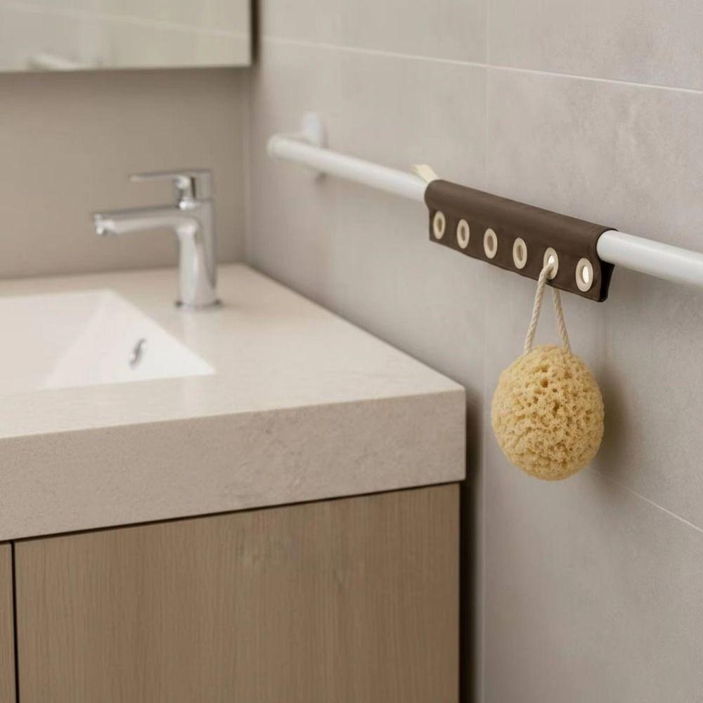 6 Holes Fabric Clothing Clip Removable Travel Clothes Drying Rack Travel Use