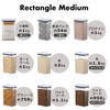 OXO Plastic Airtight Storage Medium Container, 2.6L, Rectangle,