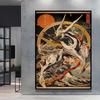 Canvas Painting Pokemon Charizard Cool Character Poster HD Printing Not Fading Modern Home Children's Bedroom Decor Holiday Gift