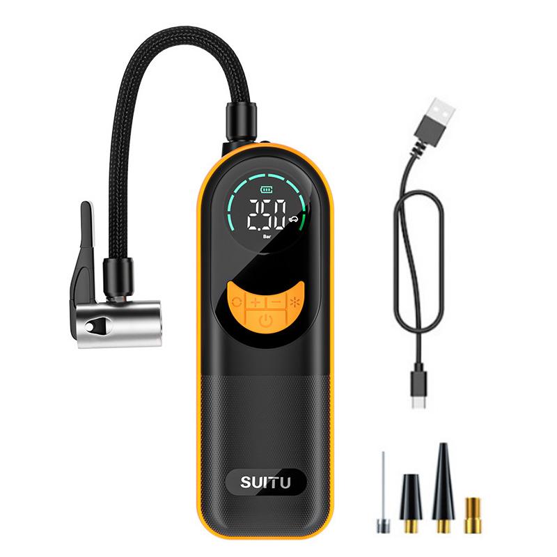 

Автомобильный воздушный компрессор, насос, портативный, 150 фунтов на квадратный дюйм, беспроводной, мини-электрический, воздушный насос, надувной насос для шин, для автомобиля, мотоцикла, велосипеда, мяча