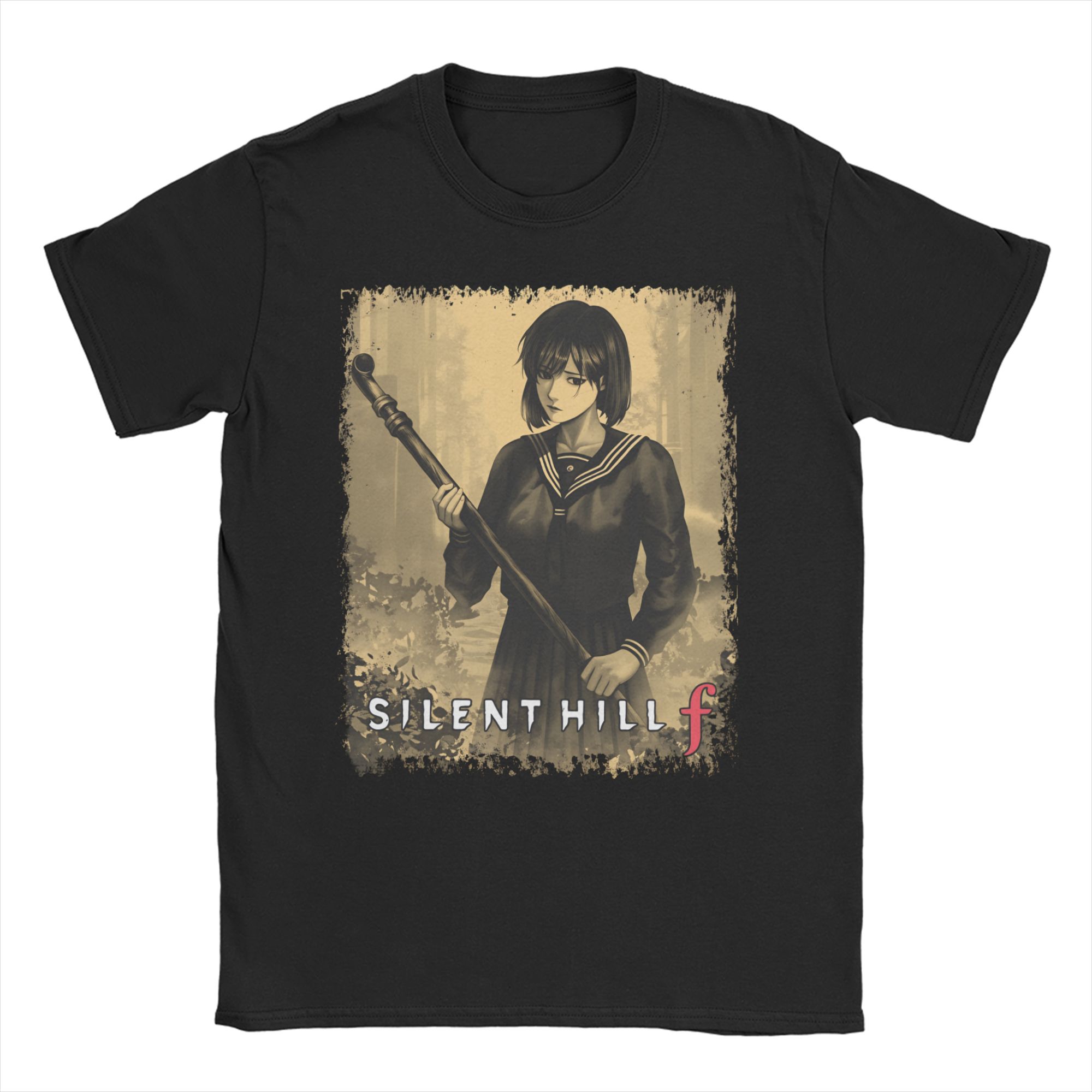 

Silent hill f Shimizu Hinako Гра Чоловіки Жінки Футболка Футболка З коротким рукавом Круглий виріз Футболка 100% Бавовна Літній одяг M