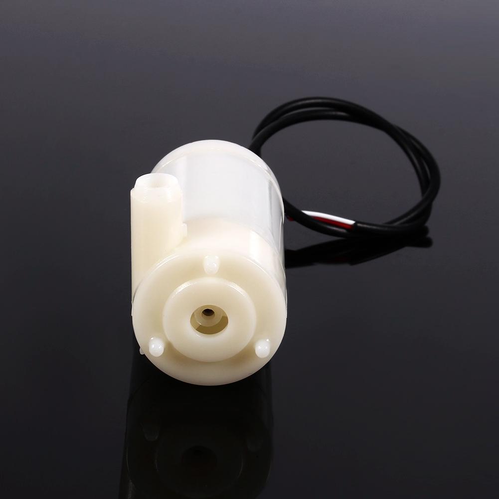 Mini Tauchmotorpumpe Wasserpumpen DC 3-4.5V 100L/H Geräuscharm für Aquarium Horizontal