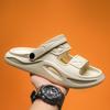 Fashion New Soft Sole Trendy Slippers Platform Sandals Indoor Outdoor Beach Sandals Summer Casual Comfortable Non Slip Flip Flops Man
