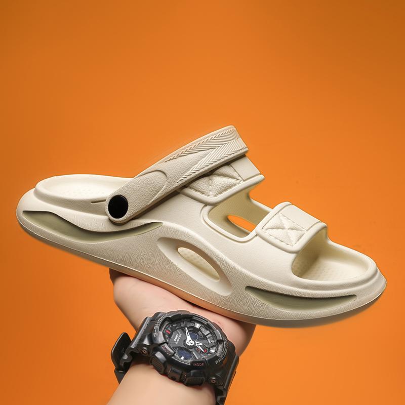 Fashion New Soft Sole Trendy Slippers Platform Sandals Indoor Outdoor Beach Sandals Summer Casual Comfortable Non Slip Flip Flops Man