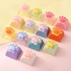 Transparent 3D Cat Paw DIY Keycap for Universal Mechanical Keyboards